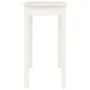 Solid white pine wood console table 80x40x75 cm by vidaXL, Side tables - Ref: Foro24-814245, Price: 60,89 €, Discount: %