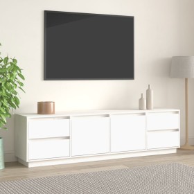 TV-Schrank aus massivem weißem Kiefernholz, 176 x 37 x 47,5 cm von vidaXL, TV-Möbel - Ref: Foro24-814320, Preis: 210,49 €, Ra...