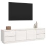 TV-Schrank aus massivem weißem Kiefernholz, 176 x 37 x 47,5 cm von vidaXL, TV-Möbel - Ref: Foro24-814320, Preis: 210,49 €, Ra...