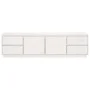 Mueble de TV madera maciza de pino blanco 176x37x47,5 cm de vidaXL, Muebles TV - Ref: Foro24-814320, Precio: 207,26 €, Descue...