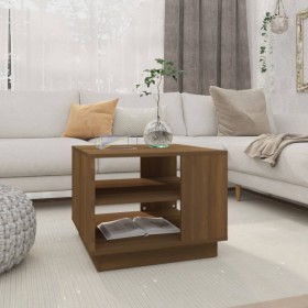Couchtisch aus eichenbraunem Holzwerkstoff, 55 x 55 x 43 cm von vidaXL, Couchtisch - Ref: Foro24-813088, Preis: 44,44 €, Raba...