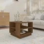 Mesa de centro madera de ingeniería marrón roble 55x55x43 cm de vidaXL, Mesas de centro - Ref: Foro24-813088, Precio: 43,96 €...