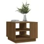 Mesa de centro madera de ingeniería marrón roble 55x55x43 cm de vidaXL, Mesas de centro - Ref: Foro24-813088, Precio: 43,96 €...