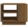 Mesa de centro madera de ingeniería marrón roble 55x55x43 cm de vidaXL, Mesas de centro - Ref: Foro24-813088, Precio: 43,96 €...