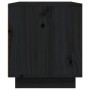 Massiver TV-Schrank aus schwarzem Kiefernholz, 80 x 35 x 40,5 cm von vidaXL, TV-Möbel - Ref: Foro24-814408, Preis: 51,95 €, R...