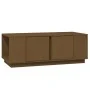 Massiver Couchtisch aus honigbraunem Kiefernholz, 110 x 50 x 40 cm von vidaXL, Couchtisch - Ref: Foro24-814432, Preis: 95,84 ...