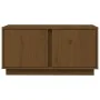 TV cabinet solid pine wood honey brown 80x35x40.5 cm by vidaXL, TV Furniture - Ref: Foro24-814472, Price: 50,58 €, Discount: %