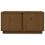 TV-Schrank aus massivem Kiefernholz, honigbraun, 80 x 35 x 40,5 cm von vidaXL, TV-Möbel - Ref: Foro24-814472, Preis: 50,58 €,...