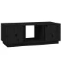 Couchtisch aus massivem schwarzem Kiefernholz, 110 x 50 x 40 cm von vidaXL, Couchtisch - Ref: Foro24-814428, Preis: 84,76 €, ...