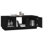 Solid black pine wood coffee table 110x50x40 cm by vidaXL, Coffee table - Ref: Foro24-814428, Price: 84,76 €, Discount: %