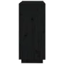 Aparador de madera maciza de pino negro 74x35x80 cm de vidaXL, Aparadores - Ref: Foro24-814353, Precio: 58,78 €, Descuento: %