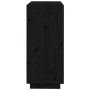 Solid black pine wood sideboard 74x35x80 cm by vidaXL, Sideboards - Ref: Foro24-814353, Price: 58,78 €, Discount: %