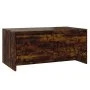 Mesa de centro madera de ingeniería roble ahumado 90x50x41,5 cm de vidaXL, Mesas de centro - Ref: Foro24-813029, Precio: 56,1...