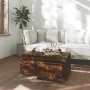 Mesa de centro madera de ingeniería roble ahumado 90x50x41,5 cm de vidaXL, Mesas de centro - Ref: Foro24-813029, Precio: 56,1...
