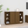 Honey brown solid pine wood sideboard 120x35x80 cm by vidaXL, Sideboards - Ref: Foro24-814502, Price: 120,78 €, Discount: %