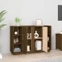 Honey brown solid pine wood sideboard 120x35x80 cm by vidaXL, Sideboards - Ref: Foro24-814502, Price: 119,68 €, Discount: %