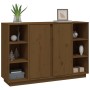 Honigbraunes Sideboard aus massivem Kiefernholz, 120 x 35 x 80 cm von vidaXL, Sideboards - Ref: Foro24-814502, Preis: 120,78 ...