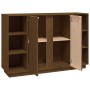Honey brown solid pine wood sideboard 120x35x80 cm by vidaXL, Sideboards - Ref: Foro24-814502, Price: 120,78 €, Discount: %