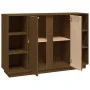 Honey brown solid pine wood sideboard 120x35x80 cm by vidaXL, Sideboards - Ref: Foro24-814502, Price: 119,68 €, Discount: %