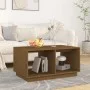 Mesa de centro madera maciza de pino marrón miel 80x50x40 cm de vidaXL, Mesas de centro - Ref: Foro24-814437, Precio: 56,05 €...