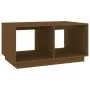 Solid honey brown pine wood coffee table 80x50x40 cm by vidaXL, Coffee table - Ref: Foro24-814437, Price: 56,05 €, Discount: %