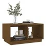 Solid honey brown pine wood coffee table 80x50x40 cm by vidaXL, Coffee table - Ref: Foro24-814437, Price: 56,05 €, Discount: %