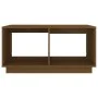 Solid honey brown pine wood coffee table 80x50x40 cm by vidaXL, Coffee table - Ref: Foro24-814437, Price: 56,05 €, Discount: %