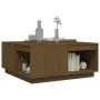 Massiver Couchtisch aus honigbraunem Kiefernholz, 80 x 81 x 36,5 cm von vidaXL, Couchtisch - Ref: Foro24-814527, Preis: 91,19...