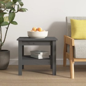 Couchtisch aus massivem Kiefernholz grau 45x45x40 cm von vidaXL, Couchtisch - Ref: Foro24-814266, Preis: 53,71 €, Rabatt: %