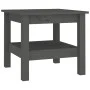 Couchtisch aus massivem Kiefernholz grau 45x45x40 cm von vidaXL, Couchtisch - Ref: Foro24-814266, Preis: 53,00 €, Rabatt: %