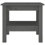 Couchtisch aus massivem Kiefernholz grau 45x45x40 cm von vidaXL, Couchtisch - Ref: Foro24-814266, Preis: 53,00 €, Rabatt: %