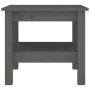 Solid gray pine wood coffee table 45x45x40 cm by vidaXL, Coffee table - Ref: Foro24-814266, Price: 53,71 €, Discount: %
