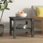 Couchtisch aus massivem Kiefernholz grau 45x45x40 cm von vidaXL, Couchtisch - Ref: Foro24-814266, Preis: 53,00 €, Rabatt: %