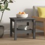 Solid gray pine wood coffee table 45x45x40 cm by vidaXL, Coffee table - Ref: Foro24-814266, Price: 53,71 €, Discount: %