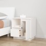 Mesitas de noche 2 uds madera maciza pino blanco 50x34x50 cm by vidaXL, Nightstands - Ref: Foro24-814482, Price: 128,54 €, Di...