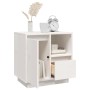 Mesitas de noche 2 uds madera maciza pino blanco 50x34x50 cm by vidaXL, Nightstands - Ref: Foro24-814482, Price: 128,54 €, Di...