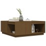 Couchtisch Massivholz Kiefer honigbraun 100x101x40,5 cm von vidaXL, Couchtisch - Ref: Foro24-814522, Preis: 135,19 €, Rabatt: %