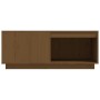 Couchtisch Massivholz Kiefer honigbraun 100x101x40,5 cm von vidaXL, Couchtisch - Ref: Foro24-814522, Preis: 135,19 €, Rabatt: %