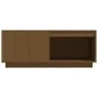 Mesa de centro madera maciza pino marrón miel 100x101x40,5 cm de vidaXL, Mesas de centro - Ref: Foro24-814522, Precio: 133,93...