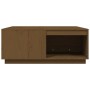 Couchtisch Massivholz Kiefer honigbraun 100x101x40,5 cm von vidaXL, Couchtisch - Ref: Foro24-814522, Preis: 135,19 €, Rabatt: %