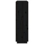 Tall sideboard in solid black pine wood 110.5x35x117 cm by vidaXL, Sideboards - Ref: Foro24-814373, Price: 129,39 €, Discount: %
