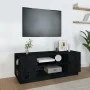 TV-Schrank aus massivem schwarzem Kiefernholz 110x35x40,5 cm von vidaXL, TV-Möbel - Ref: Foro24-814413, Preis: 68,35 €, Rabat...