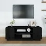 TV-Schrank aus massivem schwarzem Kiefernholz 110x35x40,5 cm von vidaXL, TV-Möbel - Ref: Foro24-814413, Preis: 68,35 €, Rabat...