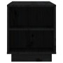 TV-Schrank aus massivem schwarzem Kiefernholz 110x35x40,5 cm von vidaXL, TV-Möbel - Ref: Foro24-814413, Preis: 68,35 €, Rabat...