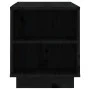 TV-Schrank aus massivem schwarzem Kiefernholz 110x35x40,5 cm von vidaXL, TV-Möbel - Ref: Foro24-814413, Preis: 68,35 €, Rabat...