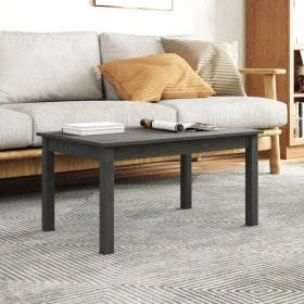 Solid gray pine wood coffee table 80x50x40 cm by vidaXL, Coffee table - Ref: Foro24-814281, Price: 58,62 €, Discount: %