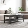 Couchtisch aus massivem grauem Kiefernholz, 110 x 50 x 40 cm von vidaXL, Couchtisch - Ref: Foro24-814276, Preis: 99,75 €, Rab...