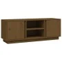 TV-Schrank aus massivem honigbraunem Kiefernholz 110x35x40,5 cm von vidaXL, TV-Möbel - Ref: Foro24-814477, Preis: 74,56 €, Ra...