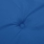 Cojín de banco de jardín tela Oxford azul 200x50x4 cm
