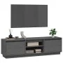 TV-Ständer aus massivem Kiefernholz grau 140x35x40 cm von vidaXL, TV-Möbel - Ref: Foro24-814316, Preis: 111,51 €, Rabatt: %